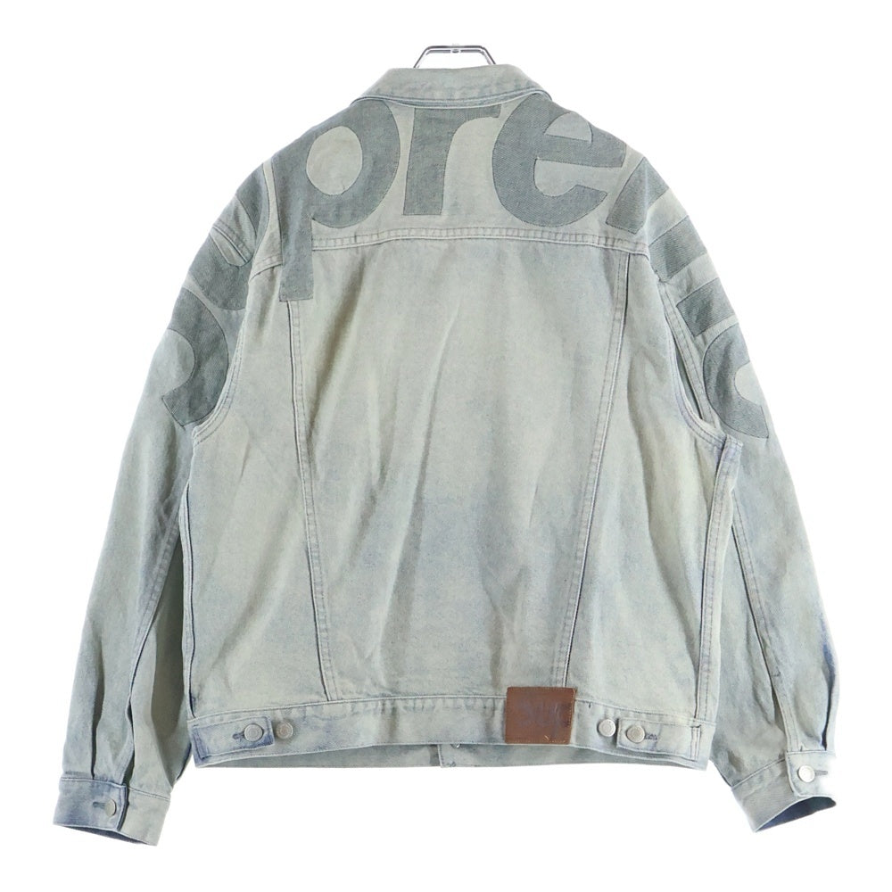 SUPREME(シュプリーム) 22SS Inset Logo Denim Trucker Jacket インセットロゴトラッカーデニムジャケット インディゴ