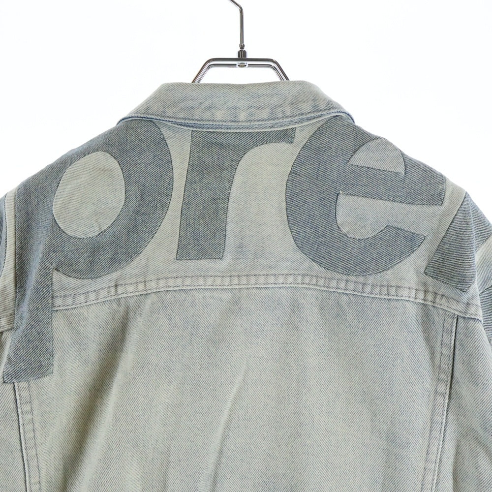 SUPREME(シュプリーム) 22SS Inset Logo Denim Trucker Jacket インセットロゴトラッカーデニムジャケット インディゴ