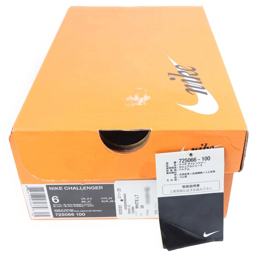 NIKE(ナイキ) CHALLENGER チャレンジャー ローカットスニーカー ホワイト レディース US6/24cm 725066-100