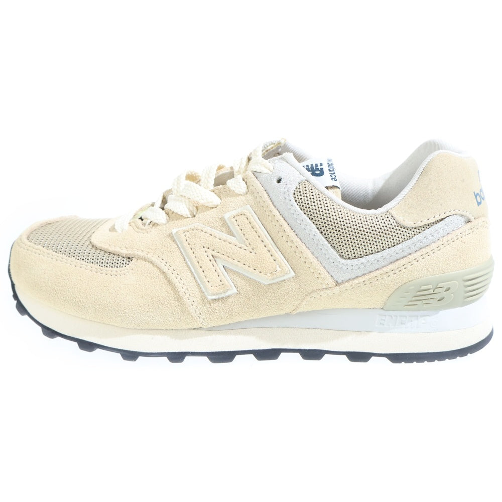 New Balance(ニューバランス) ML574FBY スゥエード ローカットスニーカー ベージュ レディース US5.5/23.5cm