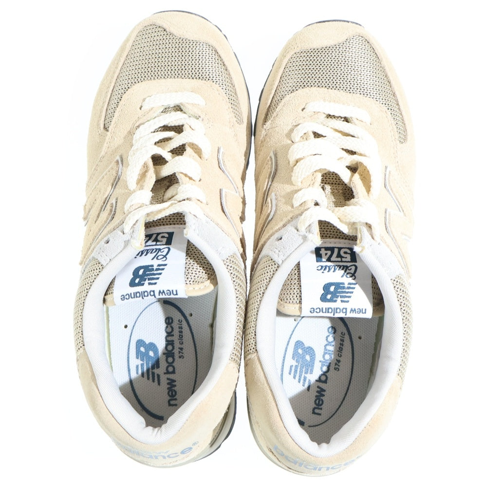 New Balance(ニューバランス) ML574FBY スゥエード ローカットスニーカー ベージュ レディース US5.5/23.5cm