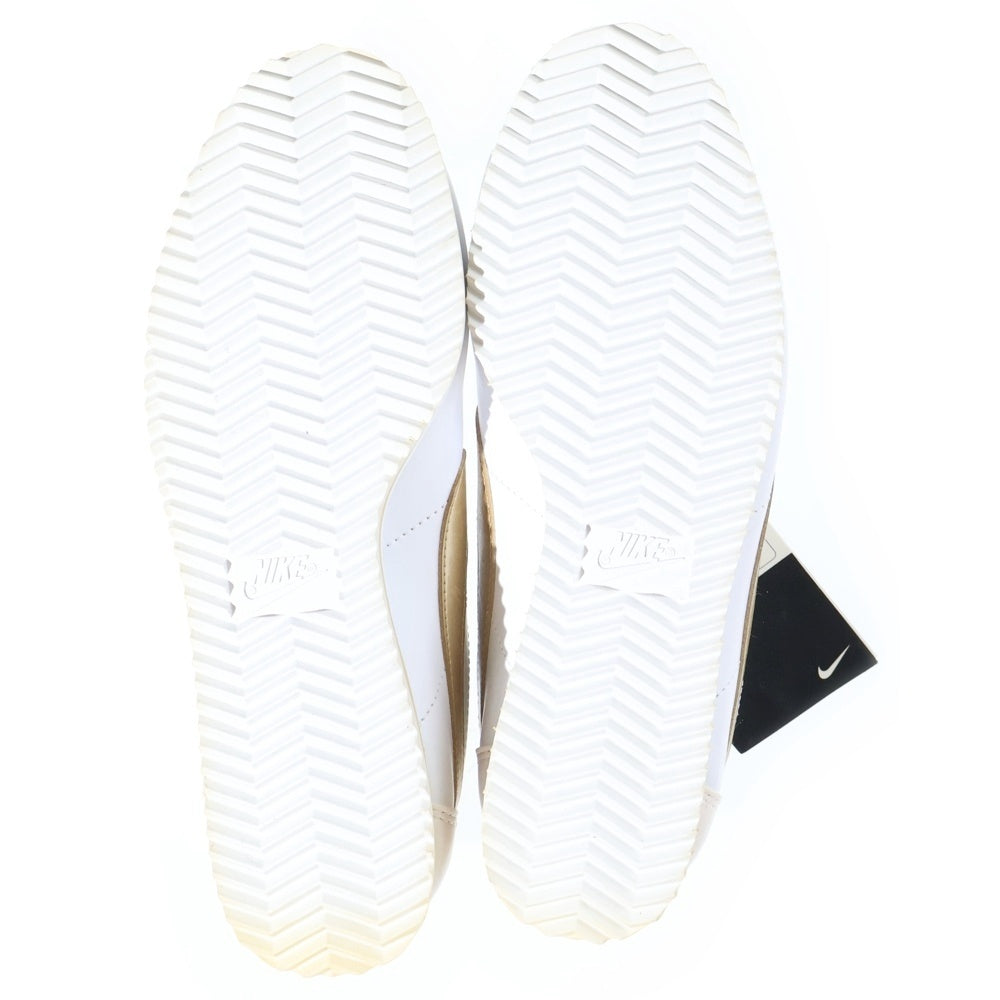 NIKE(ナイキ) WMNS CLASSIC CORTEZ LEATHER ウィメンズ クラシック コルテッツ レザー ローカットスニーカー ホワイト/ゴールド US7/24cm 807471-171 レディース