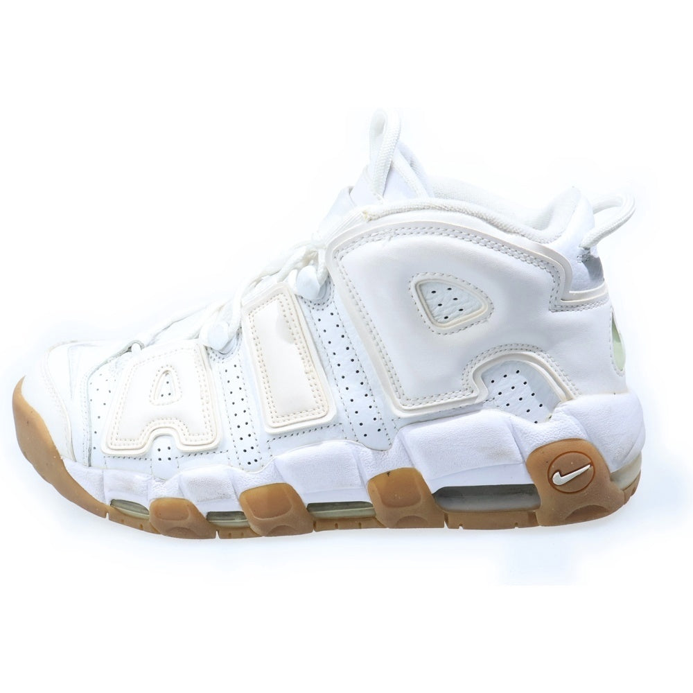 NIKE(ナイキ) AIR MORE UPTEMPO WHITE GUM エア モア アップテンポ ホワイトガム ハイカットスニーカー ホワイト US9/27cm 414962-103