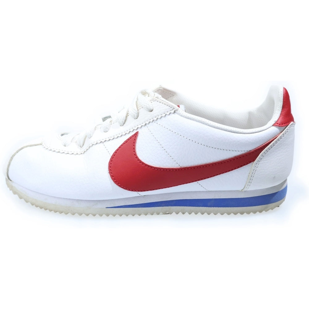 NIKE(ナイキ) Classic Cortez Leather クラシック コルテッツ レザー ローカットスニーカー ホワイト/レッド US9/27cm 749571-154