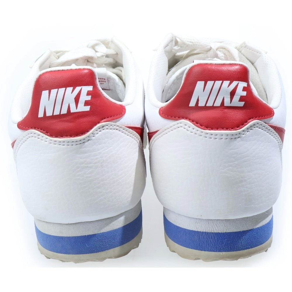 NIKE(ナイキ) Classic Cortez Leather クラシック コルテッツ レザー ローカットスニーカー ホワイト/レッド US9/27cm 749571-154
