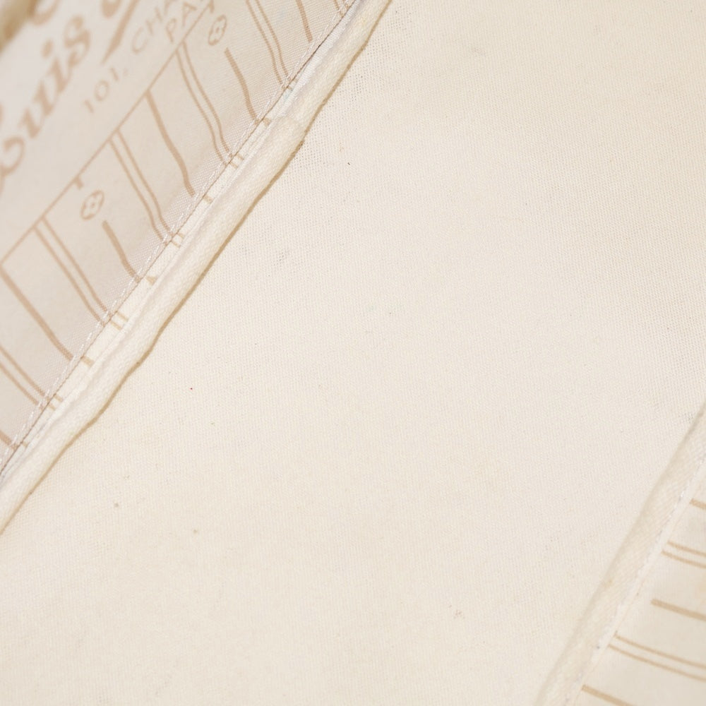 LOUIS VUITTON(ルイヴィトン) ダミエ ネヴァーフルMM ゴールド金具 レザー トートバッグ ハンドバッグ ホワイト N51107/SD2190