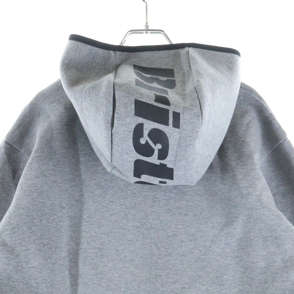 F.C.R.B./F.C.Real Bristol/FCRB(エフシーアールビー/エフシーレアルブリストル) 20AW フロントロゴワッペン ポケットファスナー付き プルオーバースウェットパーカー FCRB-202030