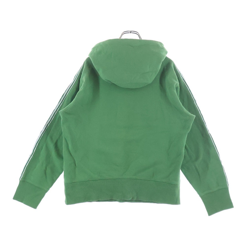 G-STAR RAW(ジースターロウ) フロント ジップ 刺繍ロゴ プルオーバー パーカー グリーン 8555 173 740