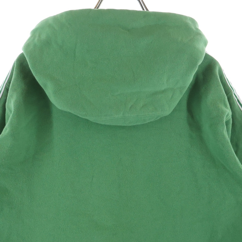 G-STAR RAW(ジースターロウ) フロント ジップ 刺繍ロゴ プルオーバー パーカー グリーン 8555 173 740