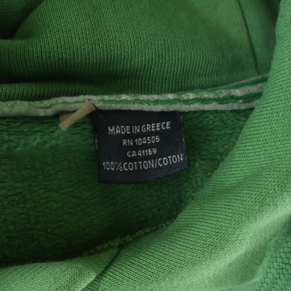 G-STAR RAW(ジースターロウ) フロント ジップ 刺繍ロゴ プルオーバー パーカー グリーン 8555 173 740