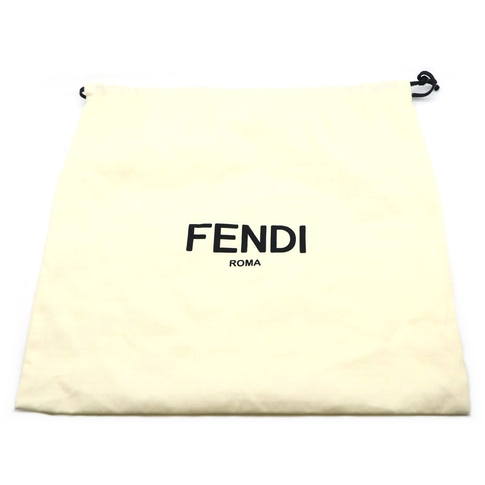 FENDI(フェンディ) FFロゴ ウールニットキャップ ブラック/ブラウン FXQ955 AMR5 F0ZC4