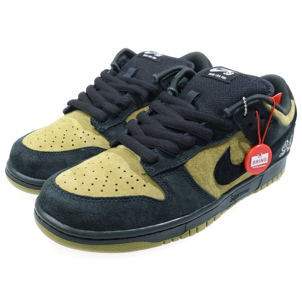 NIKE SB(ナイキエスビー) 25AW ×Supreme SB Dunk Low Camper Green Asia Exclusive ×シュプリーム SB ダンク ロー キャンパーグリーン アジア限定 ローカットスニーカー HQ8487-300