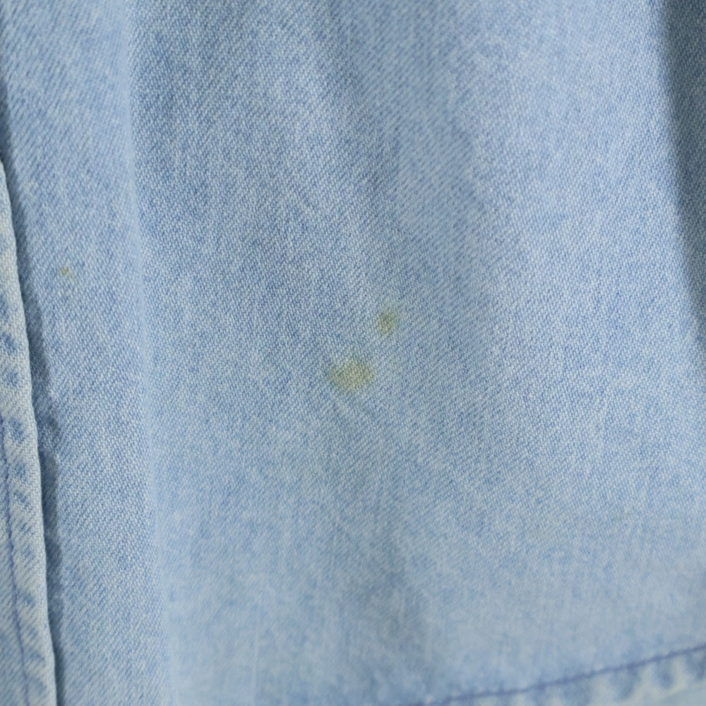 BALENCIAGA(バレンシアガ) 19SS Back Logo Denim Shirt バックロゴオーバーサイズデニムシャツ ライトブルー 557578 TYE24