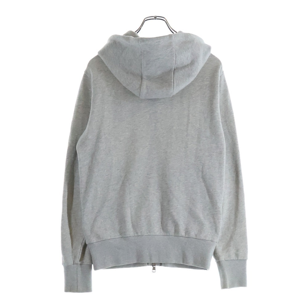 MONCLER(モンクレール) 18AW パイル地 ロゴ ジップアップ パーカー グレー E10918425300