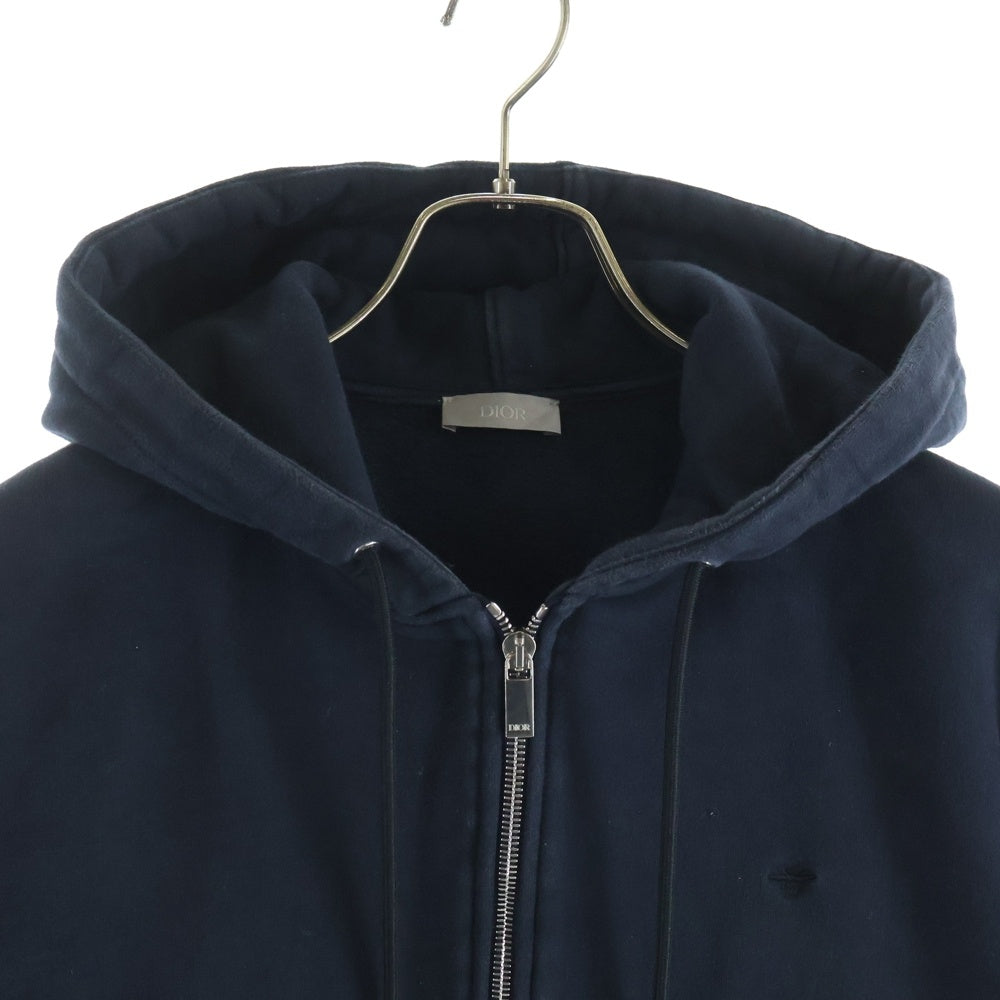DIOR(ディオール) 20AW Bee刺繍 ジップアップパーカー ネイビー 013J200A0531
