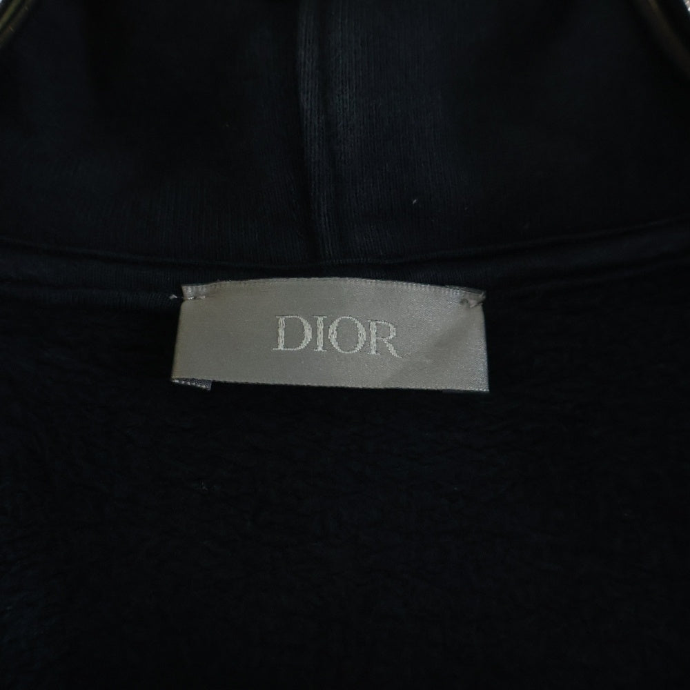 DIOR(ディオール) 20AW Bee刺繍 ジップアップパーカー ネイビー 013J200A0531