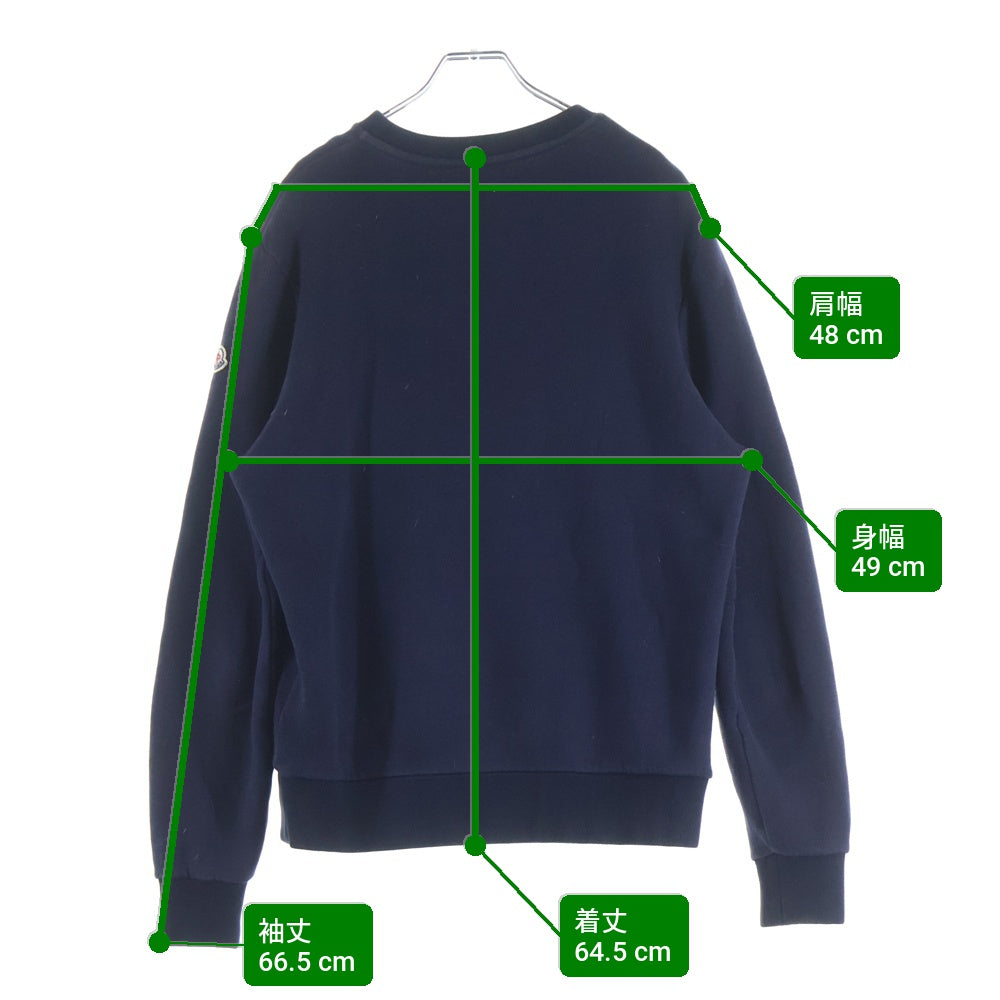 MONCLER(モンクレール) 17AW カラビナアイコン パッチ刺繍 クルー