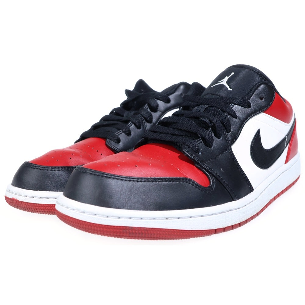 NIKE(ナイキ) AIR JORDAN 1 LOW BRED TOE エアジョーダン1 ブレッド