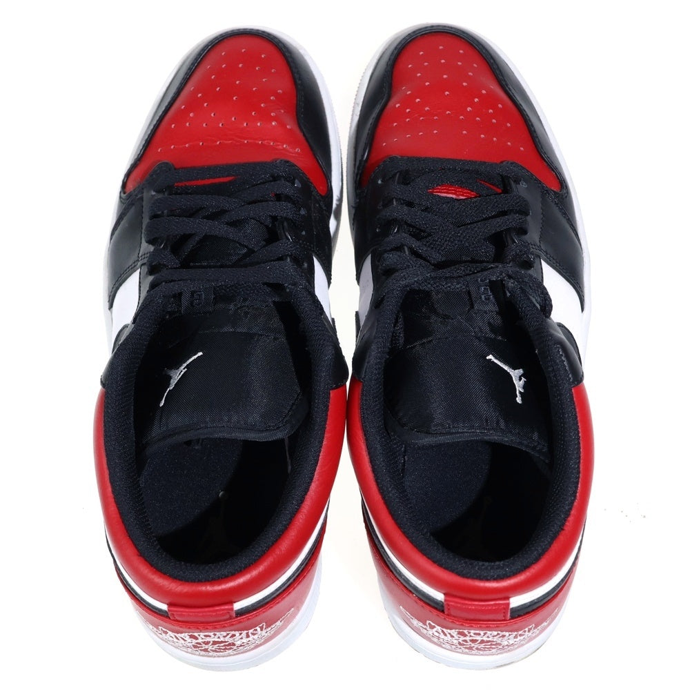 NIKE(ナイキ) AIR JORDAN 1 LOW BRED TOE エアジョーダン1 ブレッドトゥ ローカットスニーカー レッド/ブラック US11/29cm 553558-612