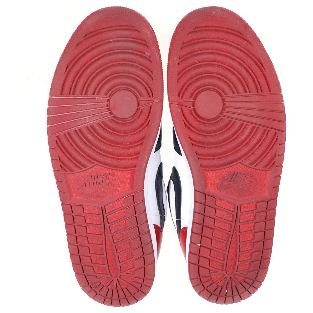 NIKE(ナイキ) AIR JORDAN 1 LOW BRED TOE エアジョーダン1 ブレッド