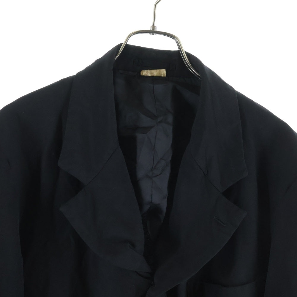 COMME des GARCONS HOMME DEUX(コムデギャルソン オムドゥ) 19SS ポリ縮絨 4Bテーラードジャケット ブラック DC-J033