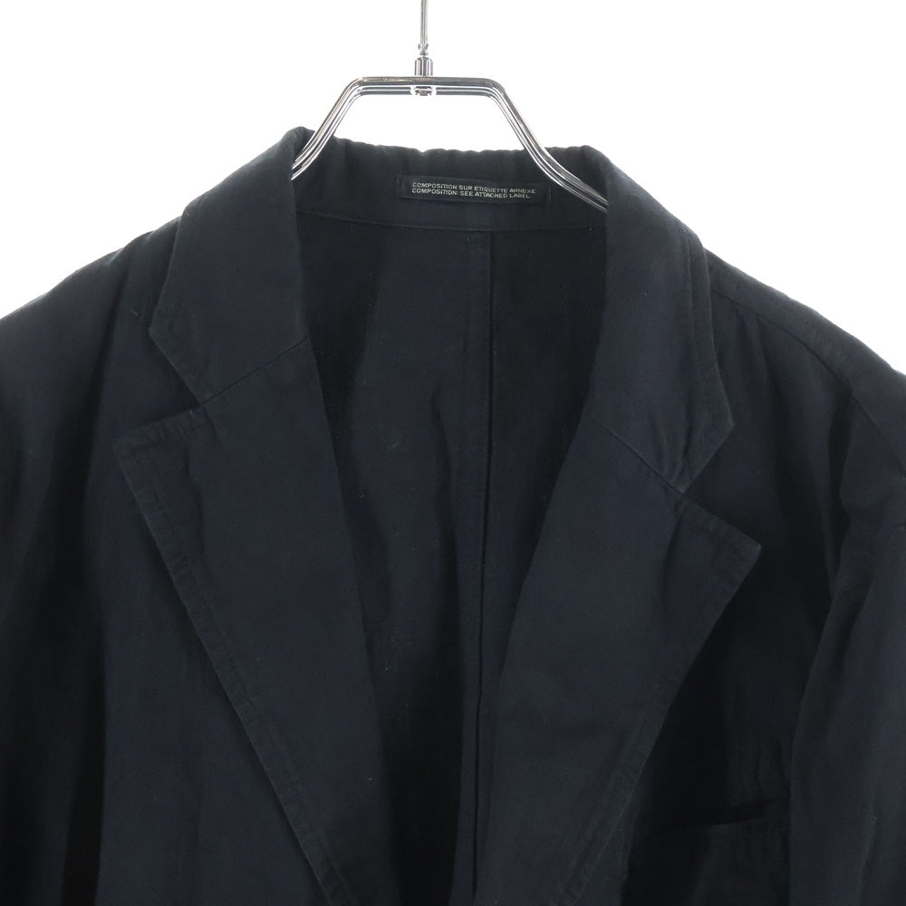 Yohji Yamamoto POUR HOMME(ヨウジヤマモト プールオム) 16SS コットン 燕尾デザイン 2Bテーラードジャケット ブラック H0-J77-057