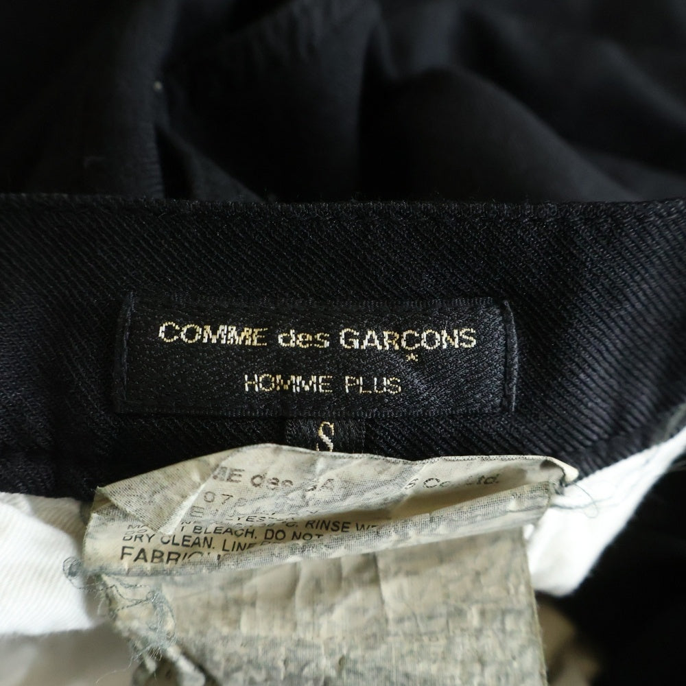 COMME des GARCONS HOMME PLUS(コムデギャルソンオムプリュス) 15AW ポリ縮絨 サルエルパンツ ブラック PP-P070