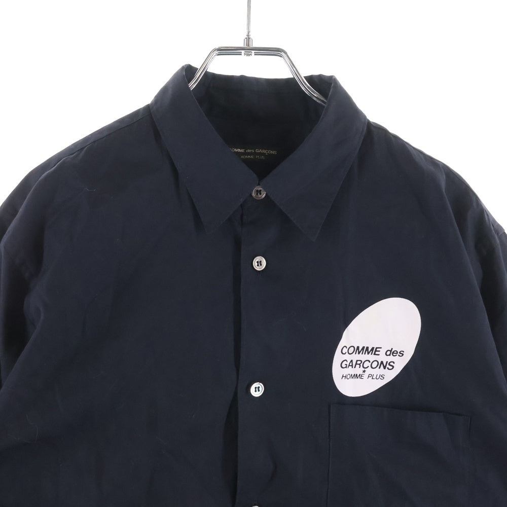 COMME des GARCONS HOMME PLUS(コムデギャルソンオムプリュス) 03SS ロゴプリント コットン 長袖シャツ PI-B052