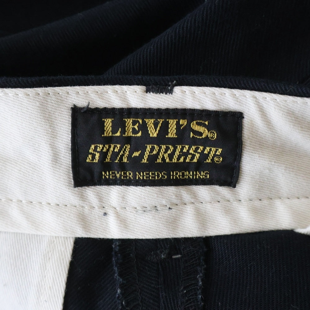 Levi's(リーバイス) STA-PREST スタプレスト ワイドチノパンツ ブラック PC9-47873-0003