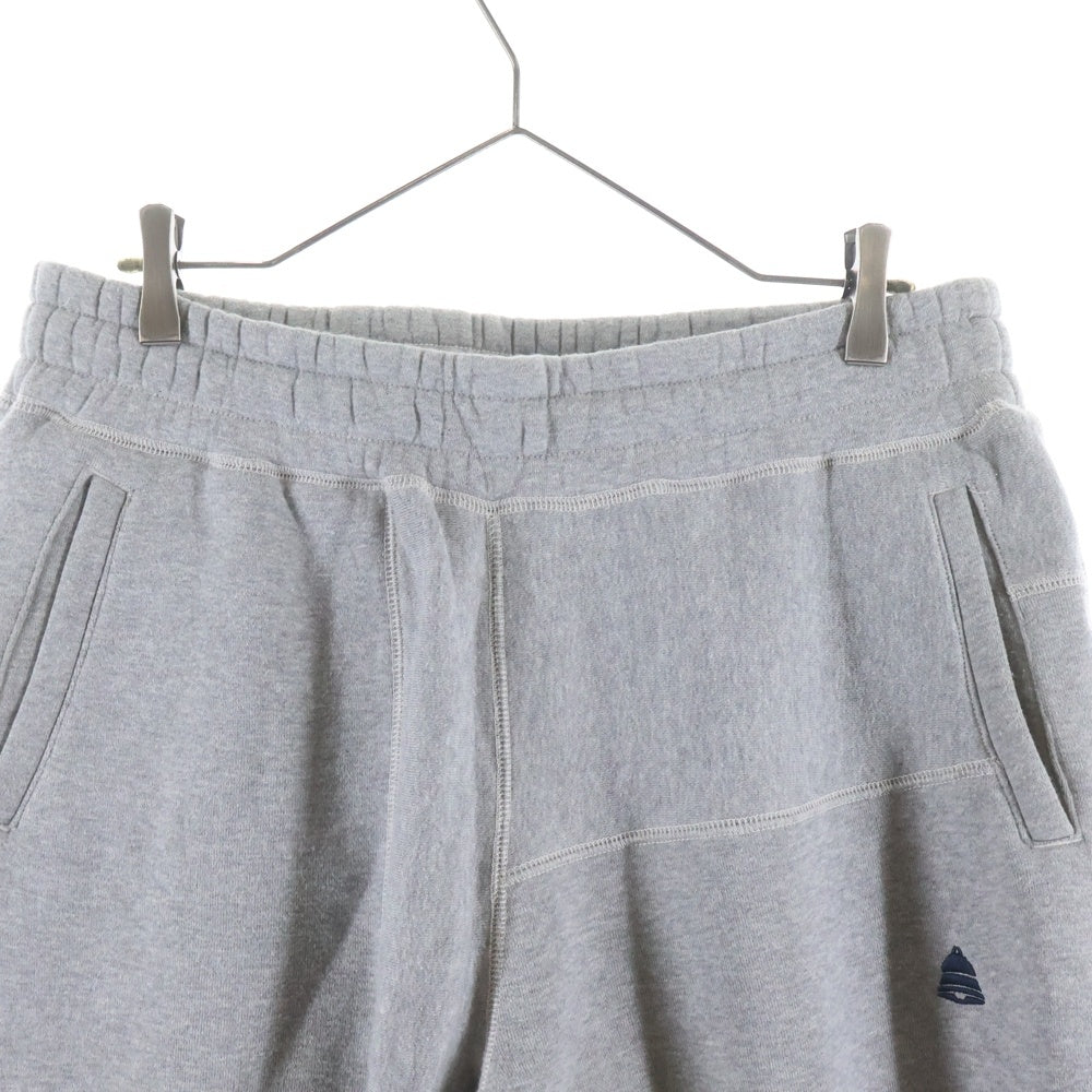 NO BRAND(ノーブランド) BELL STAMP WEAR ベルスタンプ ウェア 23AW 刺繍ロゴ スゥエットパンツ グレー 23F-BSW03