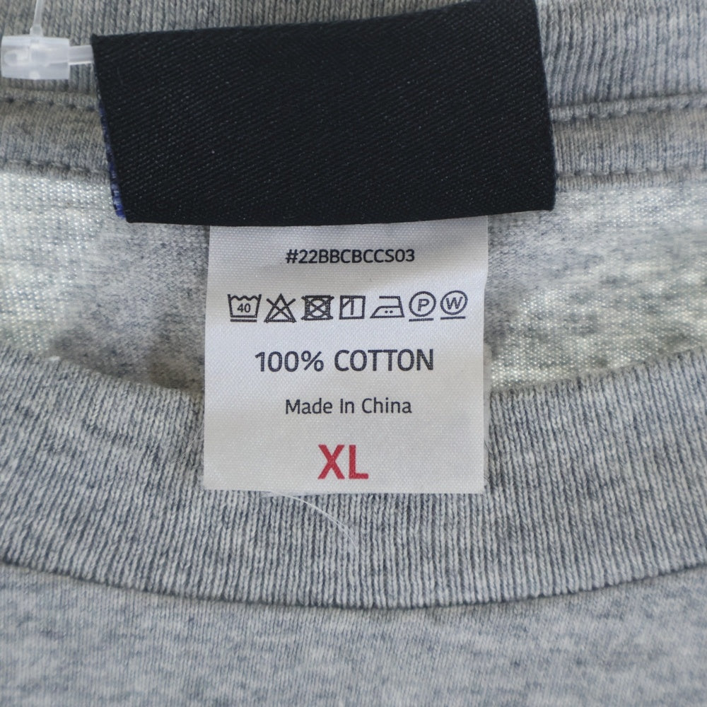 Creek Angler's Device(クリーク アングラーズ デバイス) フロント ロゴ クルーネック 半袖Tシャツ カットソー グレー 22BBCBCCS03