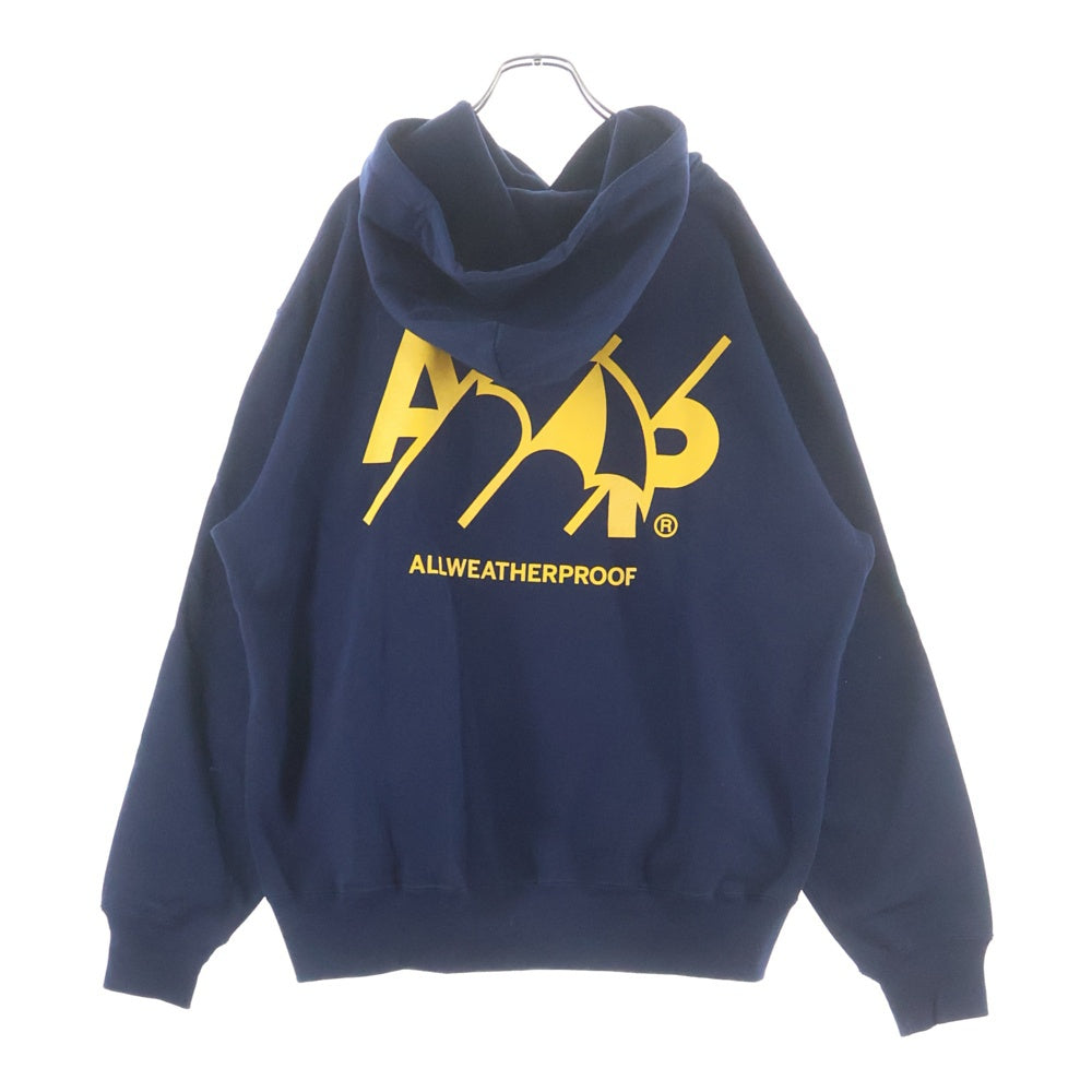 ALWAYTH(オルウェイス) ×Arnold Palmer アーノルドパーマー バックプリント プルオーバーパーカー ネイビー