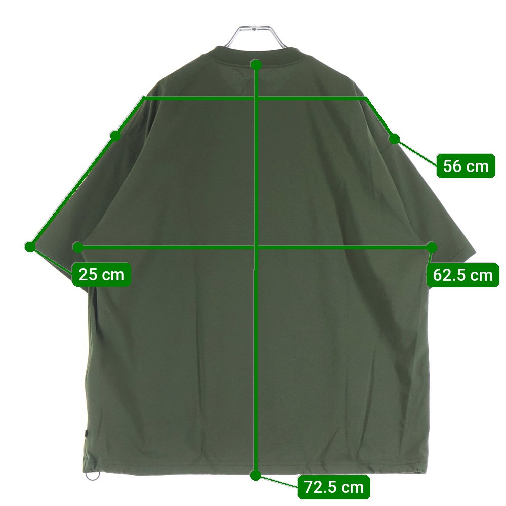 DAIWA PIER39(ダイワ ピアサーティナイン) Drawstring Tee ドローストリング クルーネック 半袖Tシャツ カットソー カーキ BE-37023