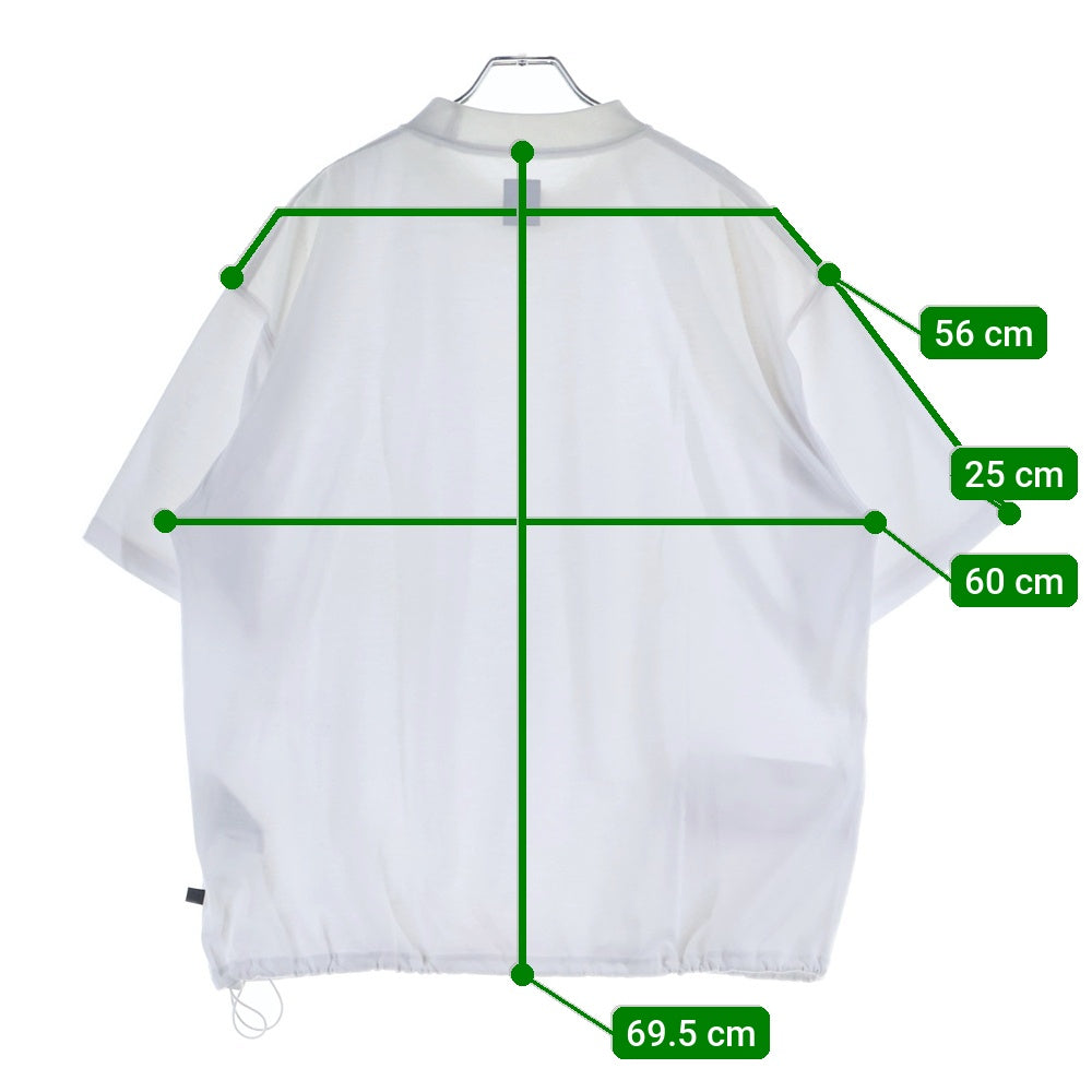 DAIWA PIER39(ダイワ ピアサーティナイン) 21SS HI CREW NECK TEE ハイクルーネック 半袖Tシャツ カットソー ホワイト BE-38221S