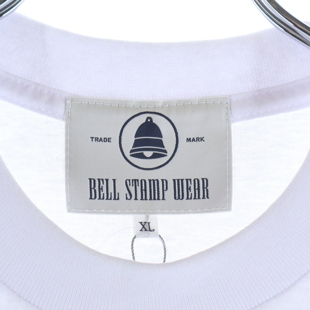 NO BRAND(ノーブランド) BELL STAMP WEAR ベルスタンプ ウェア 22SS バックロゴ プリント クルーネック 半袖Tシャツ カットソー 22S-BSW05
