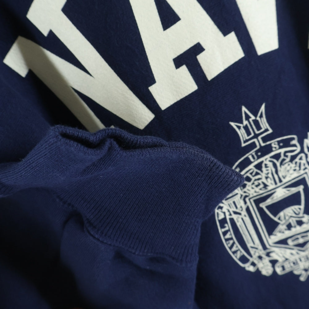 Buzz Rickson's(バズリクソンズ) ×BEAMS別注 フロントプリント プルオーバー パーカー ネイビー BR69086BM