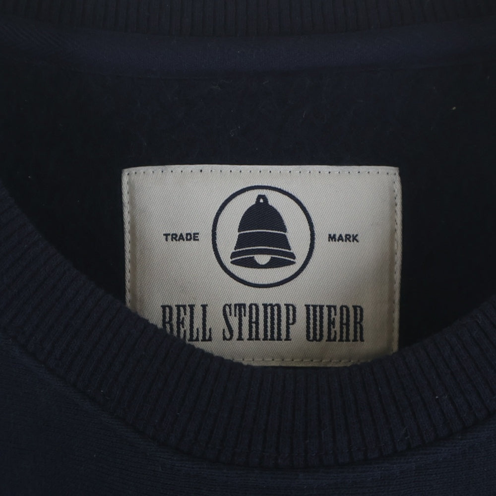 NO BRAND(ノーブランド) BELL STAMP WEAR ベルスタンプ ウェア 23SS 裏起毛 クルーネック 長袖スウェットトレーナー カットソー 23S-BSW01
