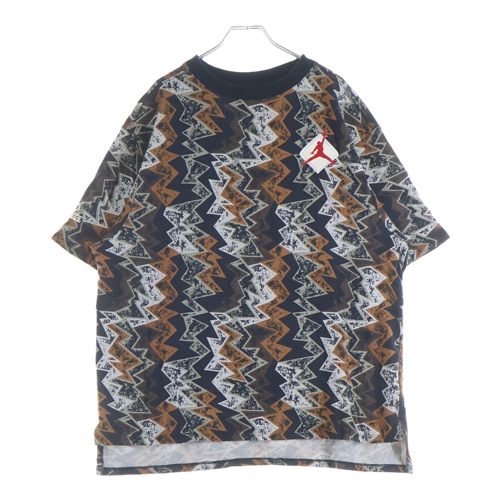 NIKE(ナイキ) ×Patta パタ ロゴ刺繍 クルーネック 半袖Tシャツ カットソー ブラウン AR3885-010