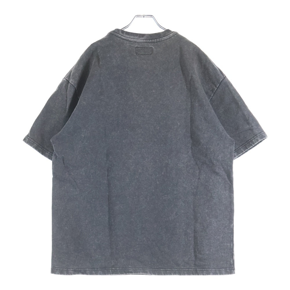 Acy(エイシー) Acy エーシー 23SS刺繍ロゴ 半袖スウェット Tシャツ カットソー グレー ACY-23SS-003