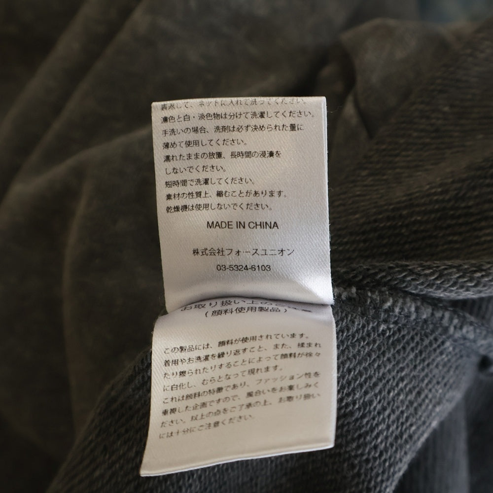 Acy(エイシー) Acy エーシー 23SS刺繍ロゴ 半袖スウェット Tシャツ カットソー グレー ACY-23SS-003