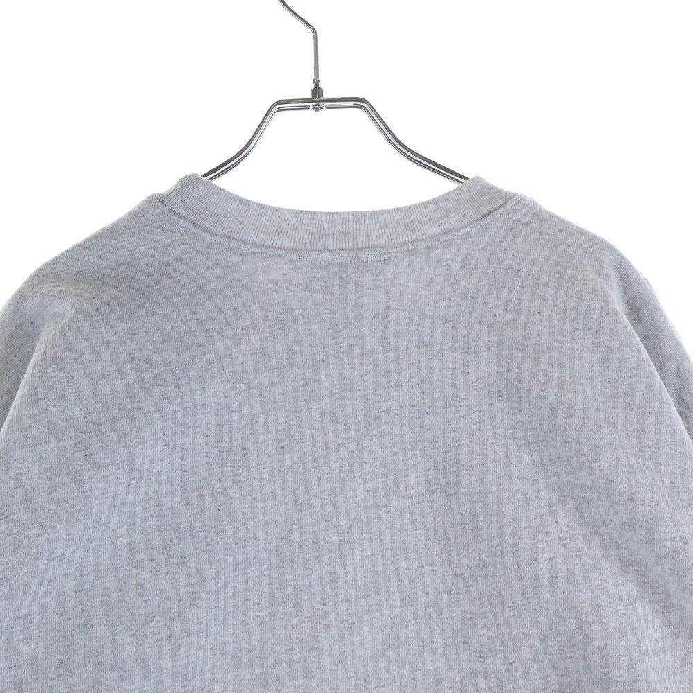 STABRIDGE(スタブリッジ) STABRIDGE スタブリッジ フロントプリント クルーネック 長袖スウェットトレーナー ホワイト