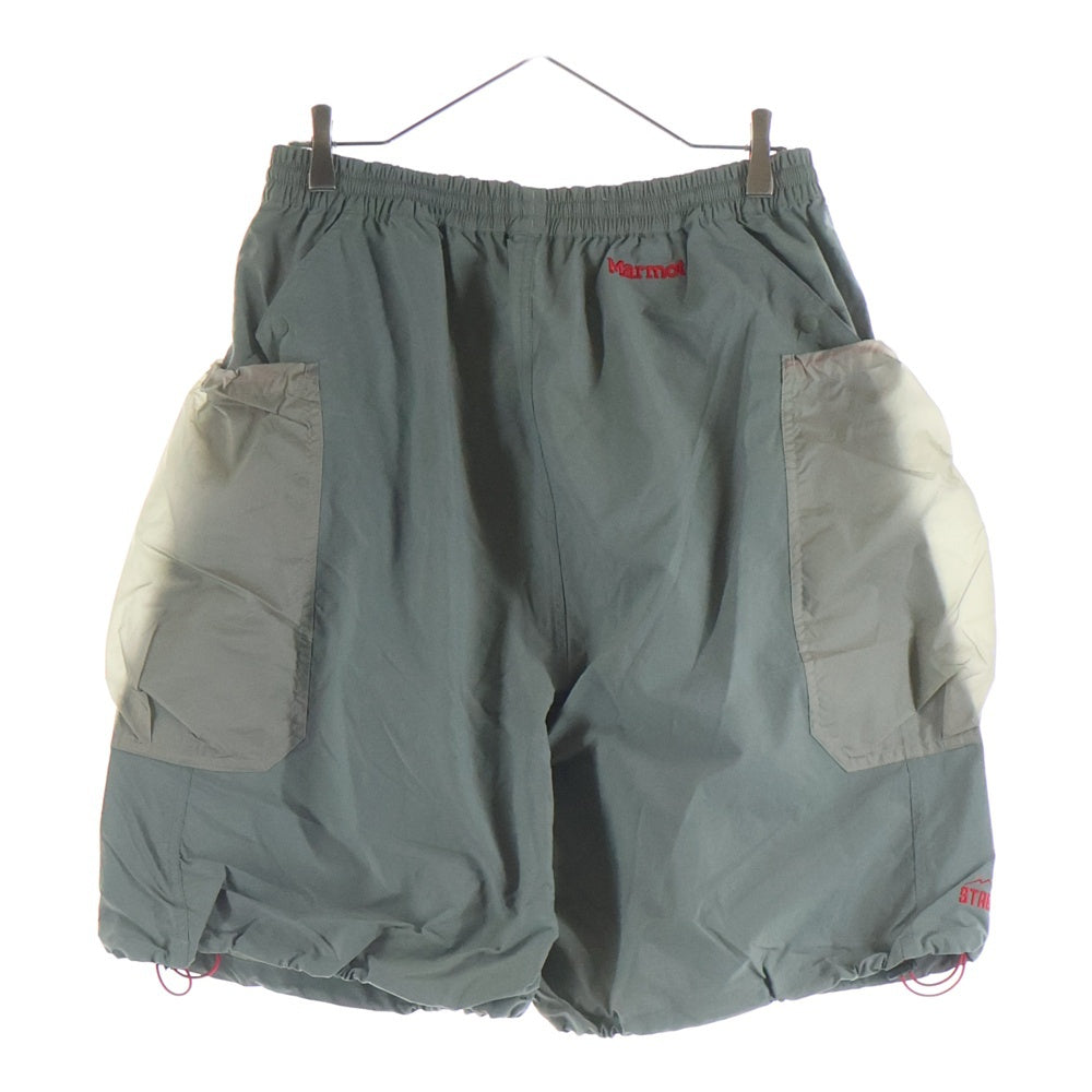 Marmot(マーモット) ×STARBRIDGE スタブリッジ ナイロン ハーフパンツ カーキ TOMT JD81AM