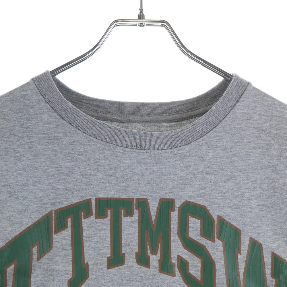 TTTMSW(ティーモダンストリートウェア) TTTMSW ティーモダンストリートウェア フロントロゴ クルーネック 半袖Tシャツ カットソー グレー TTT-CT06