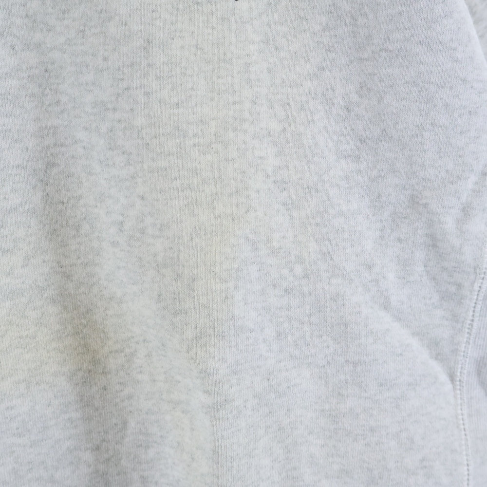 Mercedes Anchor Inc.(メルセデスアンカーインク) フロントプリント クルーネック 長袖スウェットトレーナー グレー