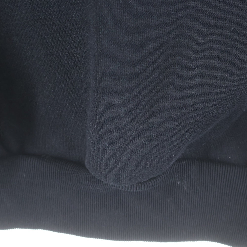 700fill(700フィル) SMALL PAYMENT LOGO PARKER スモールペイメント ロゴ プルオーバーパーカー ブラック