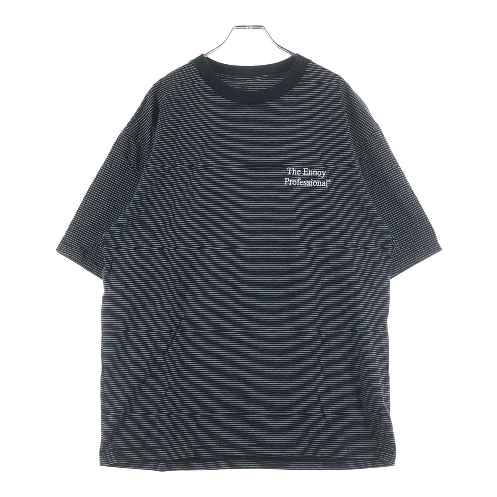 ENNOY(エンノイ) 21SS The Ennoy Professional Tee ザ エンノイ プロフェッショナル クルーネック 半袖Tシャツ カットソー ブラック SS21BRENCT06AM