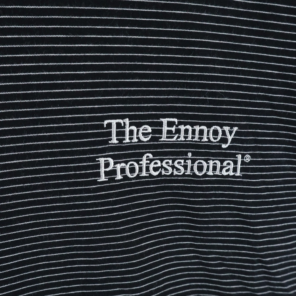 ENNOY(エンノイ) 21SS The Ennoy Professional Tee ザ エンノイ プロフェッショナル クルーネック 半袖Tシャツ カットソー ブラック SS21BRENCT06AM