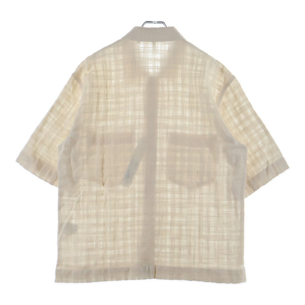 SUNFLOWER(サンフラワー) 25SS ADAM SHIRT アダムシャツ 半袖シャツ ベージュ