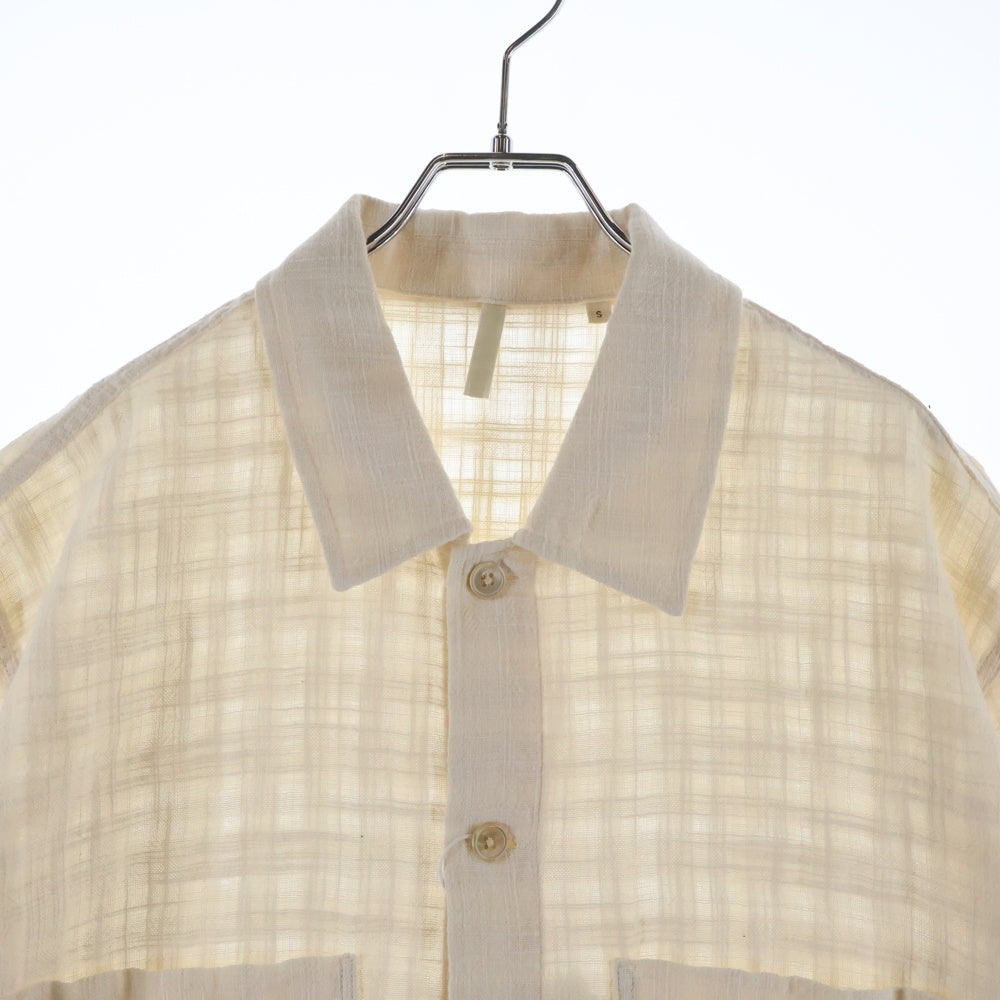 SUNFLOWER(サンフラワー) 25SS ADAM SHIRT アダムシャツ 半袖シャツ ベージュ