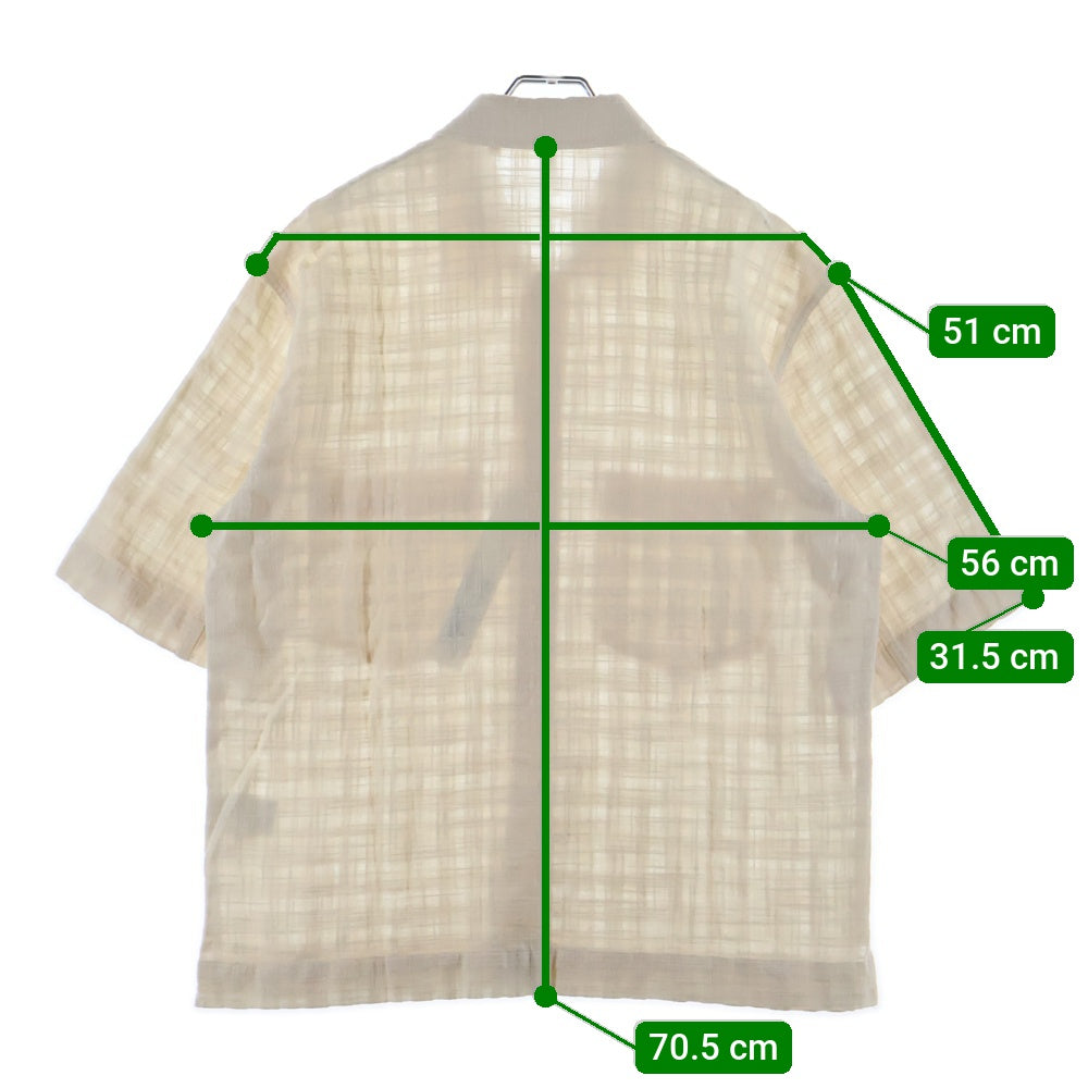 SUNFLOWER(サンフラワー) 25SS ADAM SHIRT アダムシャツ 半袖シャツ